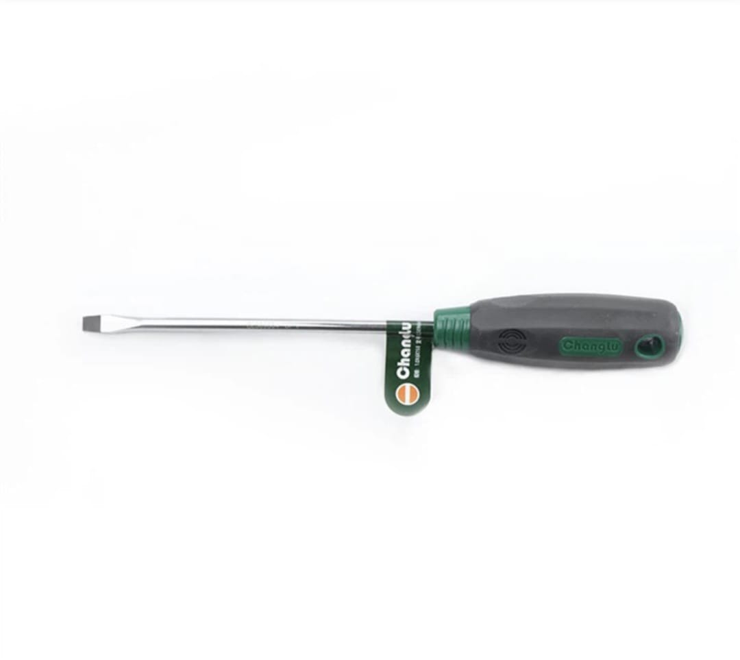 Color Bar Handle Screw Driver(Flat)CHANGLU 6"
