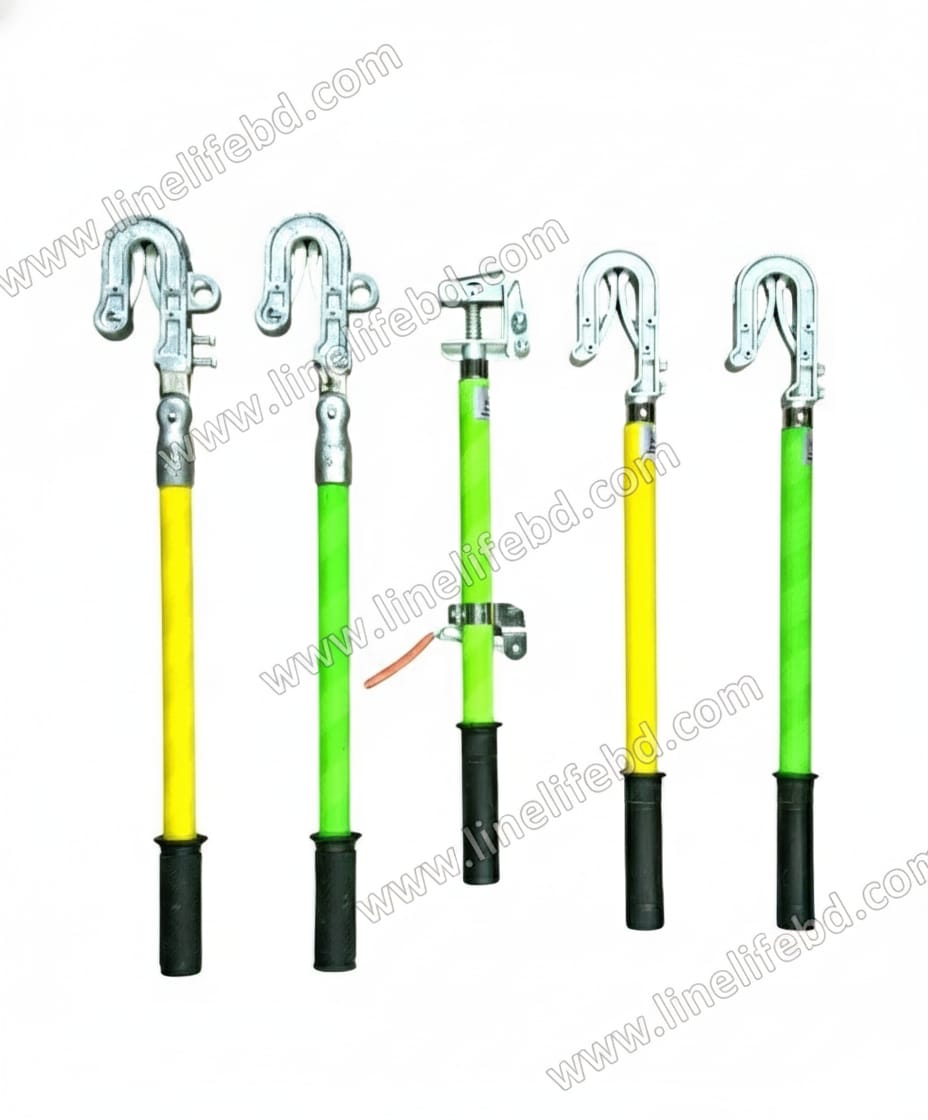 GROUNDING SET 24'' WITH FIBERGLASS STICK,10' CABLE