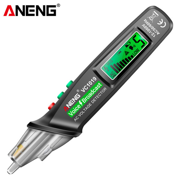 ANENG voice electroprobe non-contact induction electroprobe electrician high-precision line detection breakpoint acousto-optic alarm