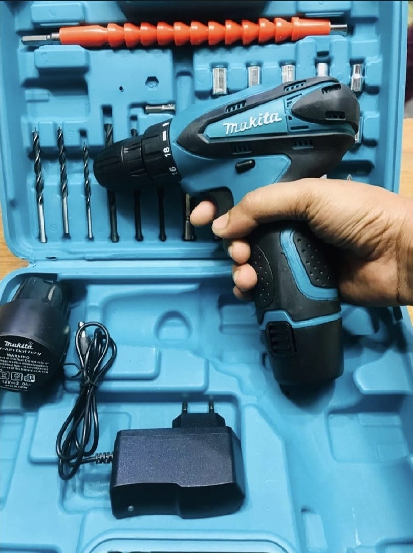New Makita Cordless Drill machine Set 12V- 23pcs Material