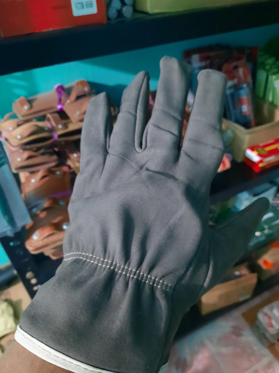 LEATHER WORKING GLOVES WG-COFF