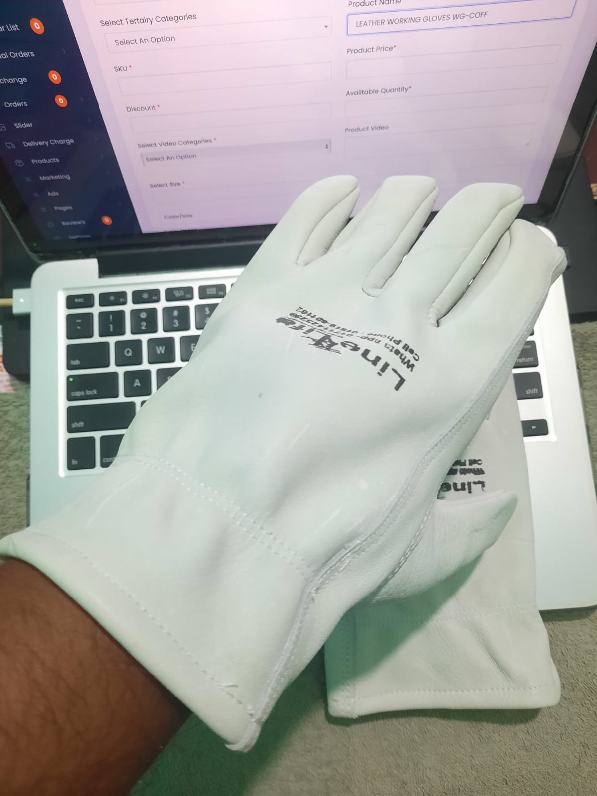 100% LEATHER WORKING GLOVE USA/EU QUALITY