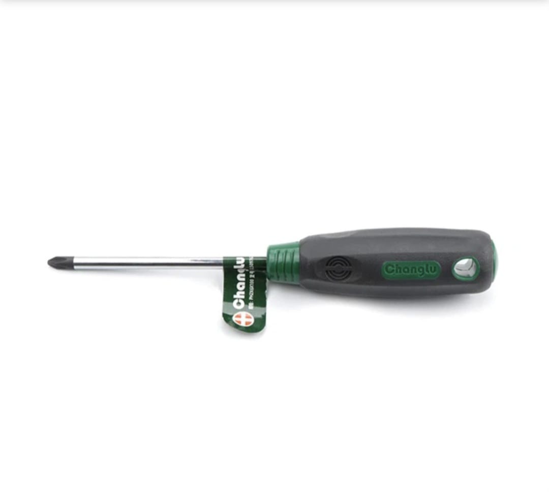 Color Bar Handle Screw Driver(Flat)CHANGLU 6"