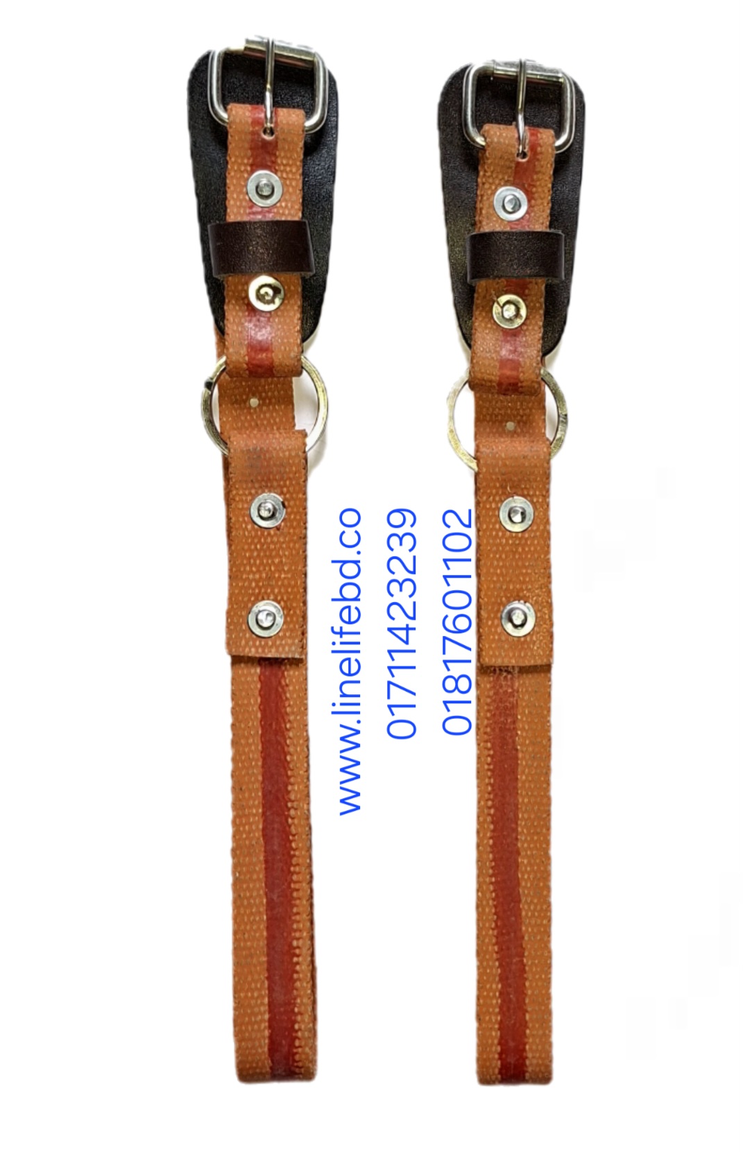 Wooden pole climber Lower strap