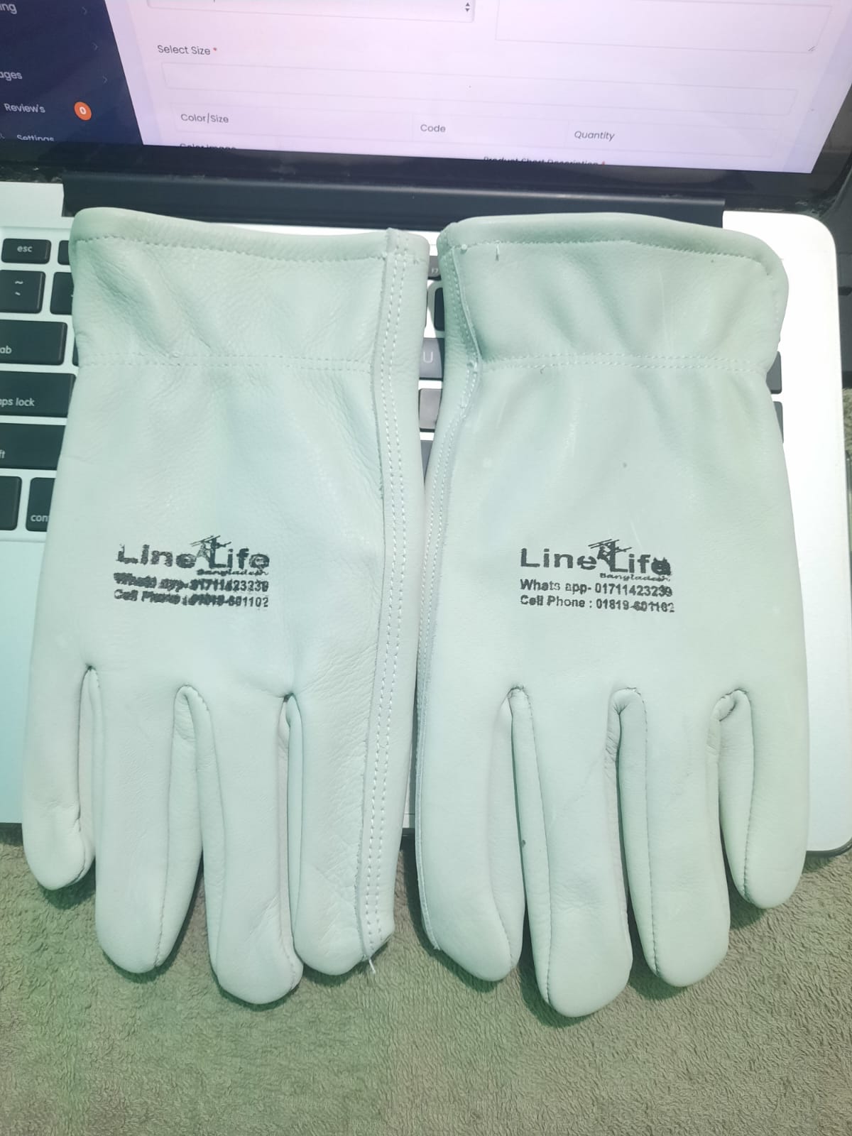 100% LEATHER WORKING GLOVE USA/EU QUALITY