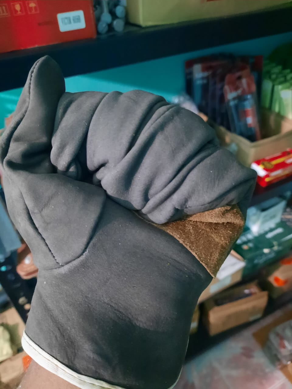 LEATHER WORKING GLOVES WG-COFF